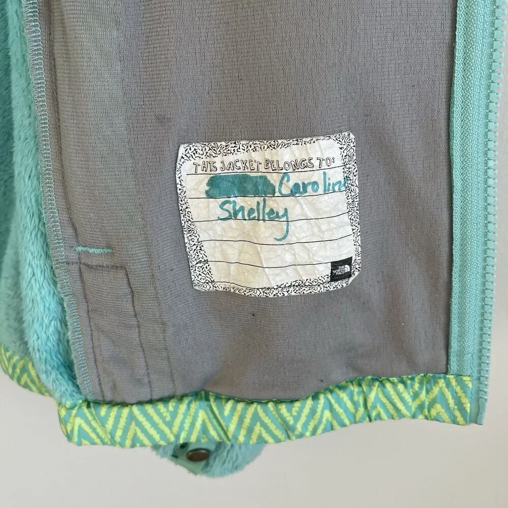 The North Face Girls Denali Thermal Fleece Jacket -‎ Mint Blue- Large 14/16